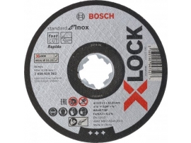 Bosch kotouč řezný (dělící) INOX X-LOCK 125 x 1 x 22,23 (GWX)