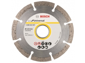 Univerzální diamantový kotouč Bosch Eco for Universal 115 x 22,23 x 2,0 (PWS750-115, GWS7-115,GWS7-115,)
